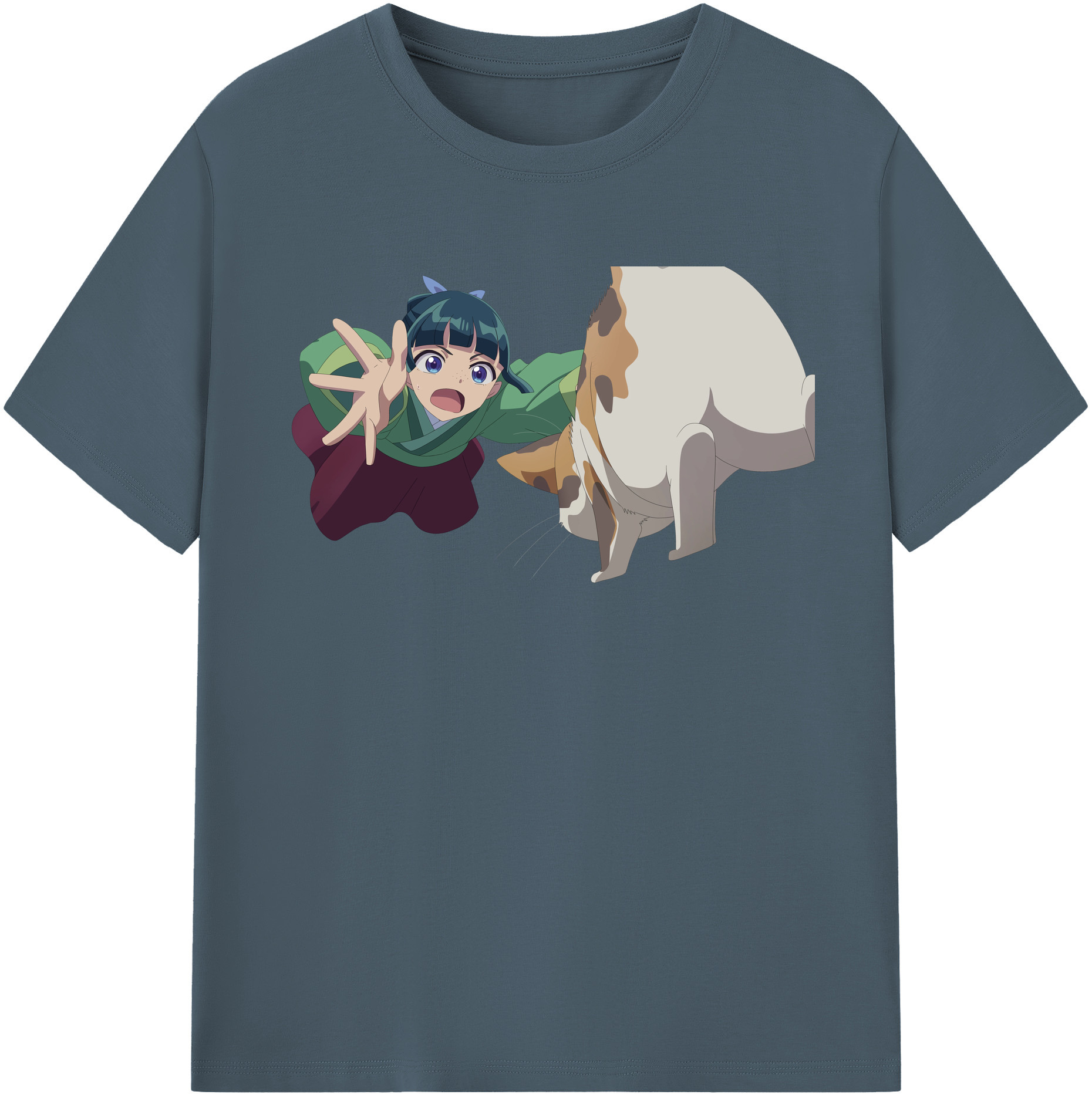 （画像用） 薬屋のひとりごと The Apothecary Diaries 綿100％半袖Tシャツ（フロントプリント）
